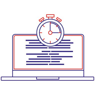 İzole laptop tasarım