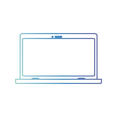 İzole laptop tasarım