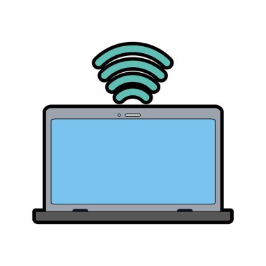 İzole laptop tasarım