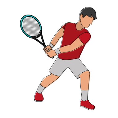 Tenis oyuncu tasarım