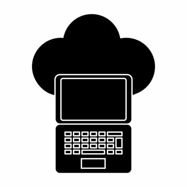 İzole laptop tasarım