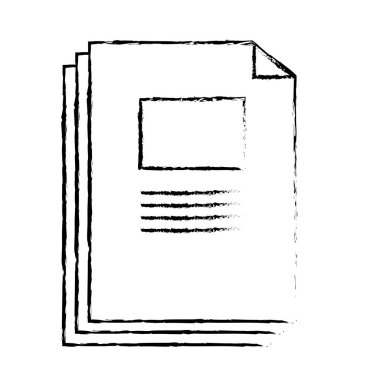 İzole belge tasarımı