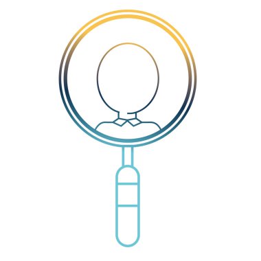 İzole lupe tasarım