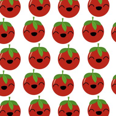 Domates sebze sağlıklı ve organik gıda Tema izole tasarım vektör çizim