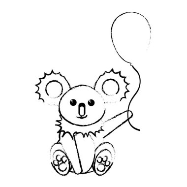 Koala karikatür tasarım