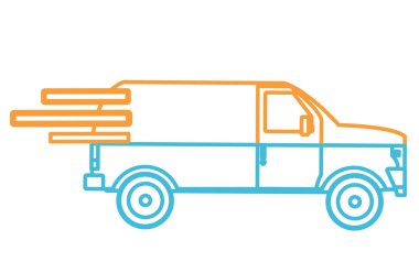 İzole kamyon tasarım