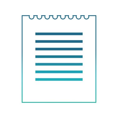 İzole belge tasarımı