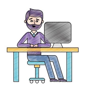 İzole iş adamı tasarım