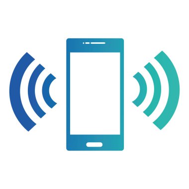 İzole smartphone tasarım