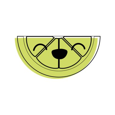 İzole limon tasarım