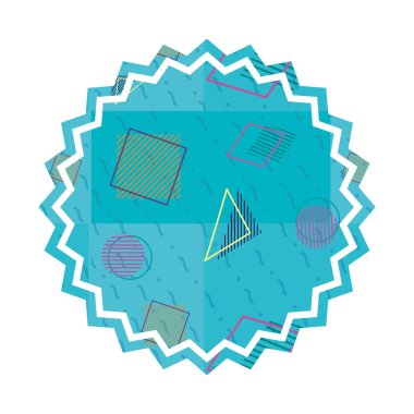 Memphis tarzı mühür damgası