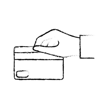 Grunge el ile iş kredi kartı Finans