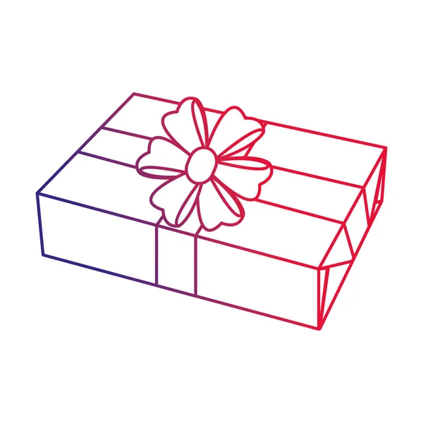 Conception de cadeau isolé — Image vectorielle