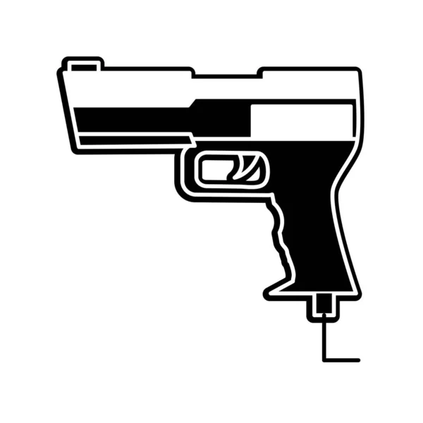 Diseño de pistola de juguete — Vector de stock