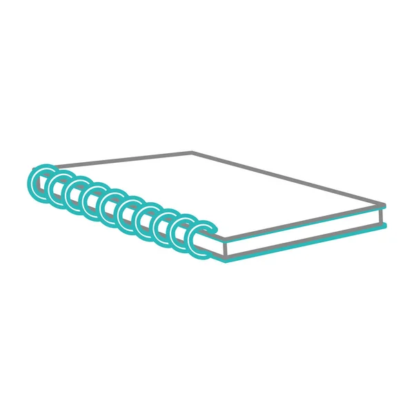 Дизайн ізольованих ноутбука — стоковий вектор