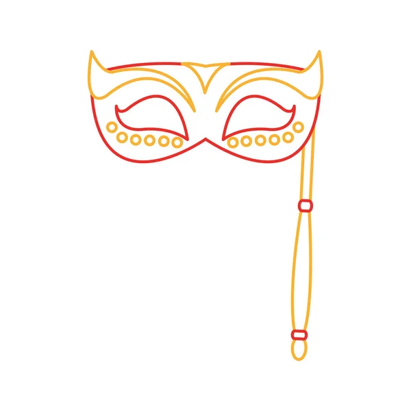 Diseño de máscara aislada — Archivo Imágenes Vectoriales