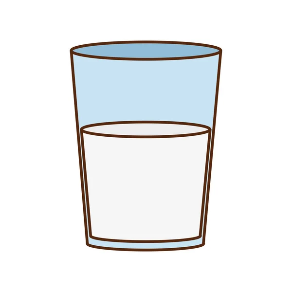 液体饮料牛奶和早餐主题隔离设计向量例证 — 图库矢量图片