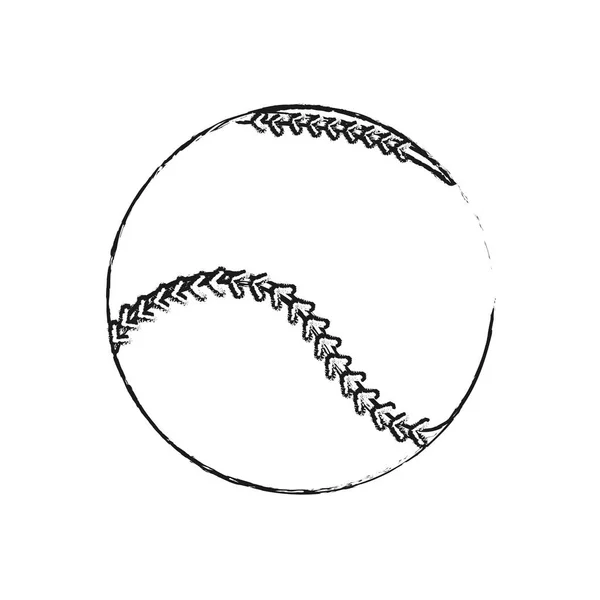 Baseball kulkonstruktion — Stock vektor