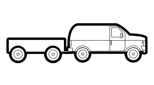 Schiff Des Transportfahrzeugs Und Reisethema Isolierte Designvektorillustration — Stockvektor