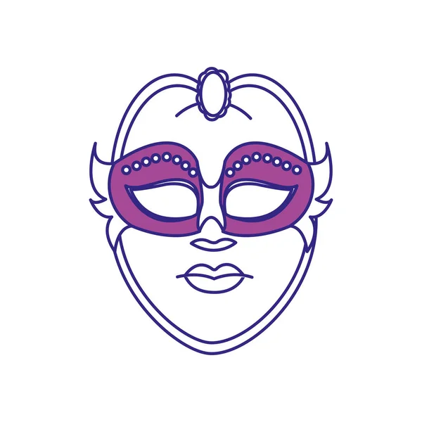 Geïsoleerde masker ontwerp — Stockvector