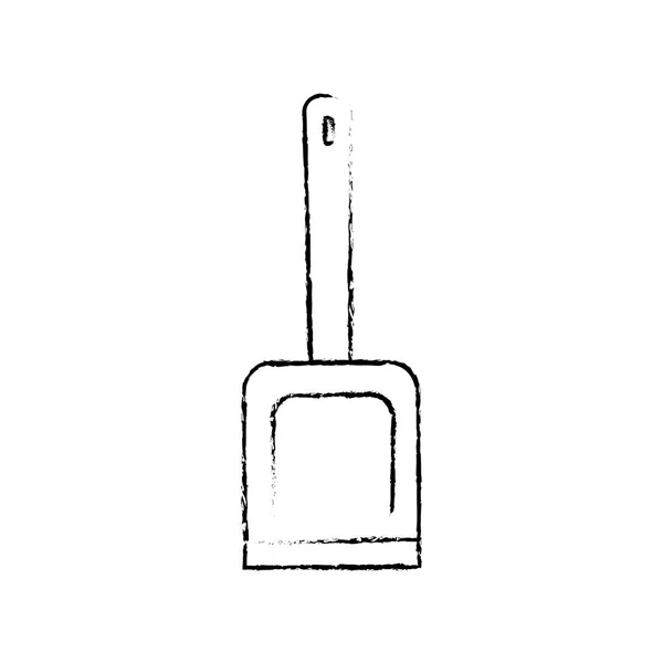 Конструкція ізольованих лопатою — стоковий вектор