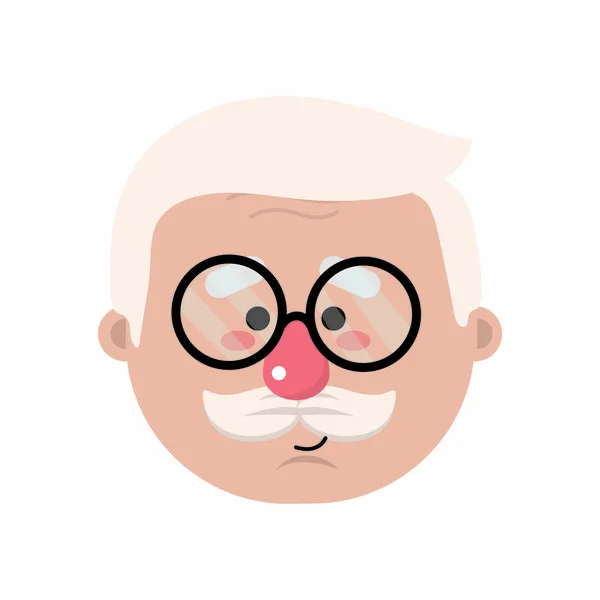 Abuelo diseño de dibujos animados — Vector de stock