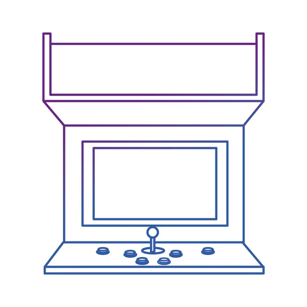 Arcade machine design — Stock Vector