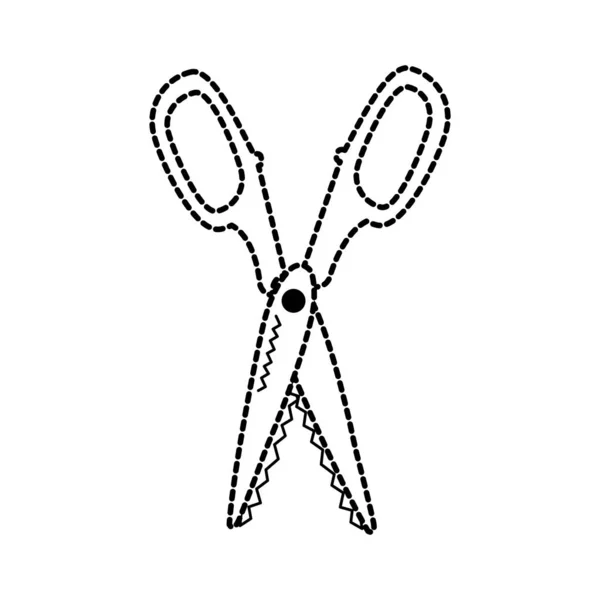 Isolerade scissor design — Stock vektor