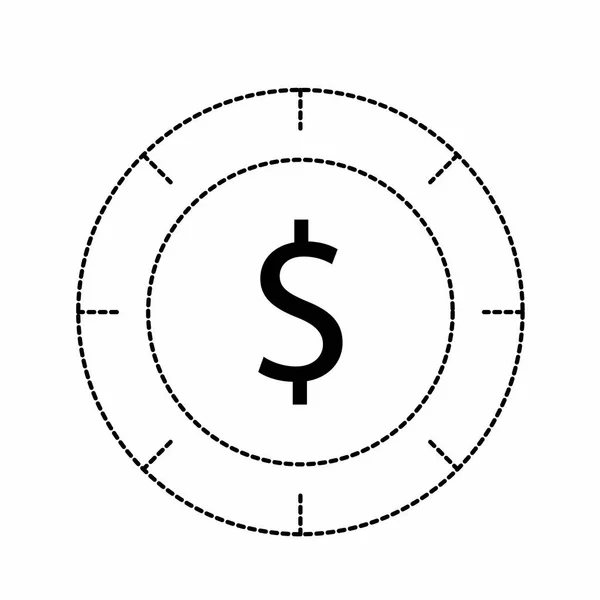 Projeto de moeda isolada —  Vetores de Stock