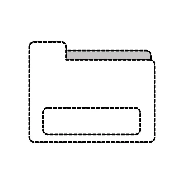 Пунктирной Формой Файл Бизнес Папки Организации Вектора Архива Иллюзорности — стоковый вектор