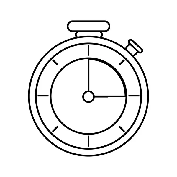 Chronometre Aracı Zaman Enstrüman Tema Izole Tasarım Vektör Çizim — Stok Vektör