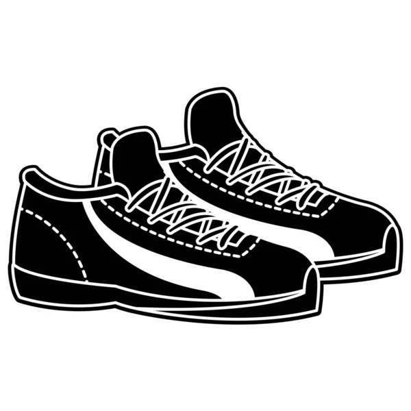 Diseño de zapatos deportivos — Vector de stock