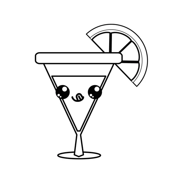 Design isolato del cocktail — Vettoriale Stock