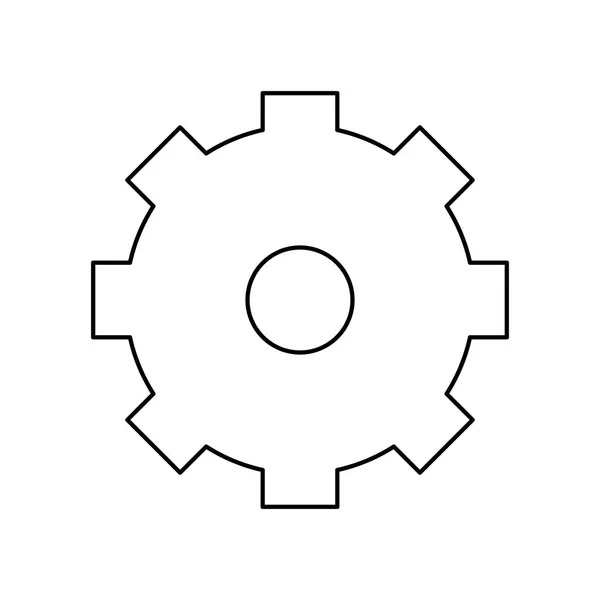 Isolerade gear design — Stock vektor