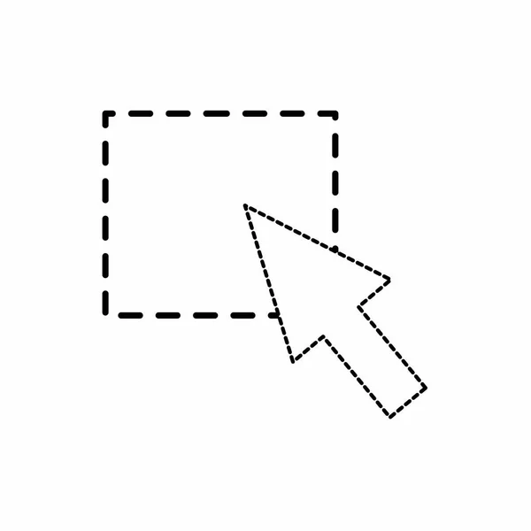 Diseño aislado del cursor — Vector de stock