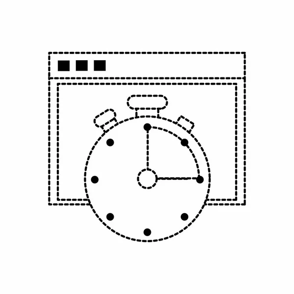 Izolované webové stránky design — Stockový vektor