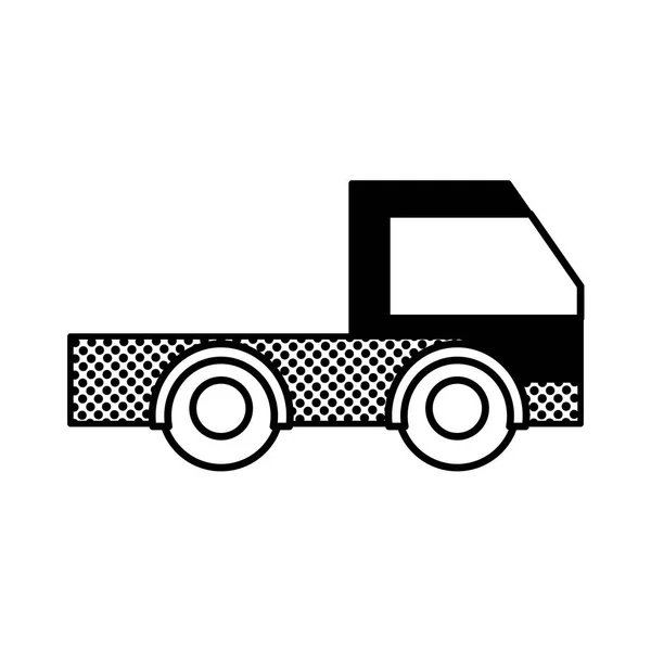 Filling texture industry truck vehicule transportation car — Stock Vector