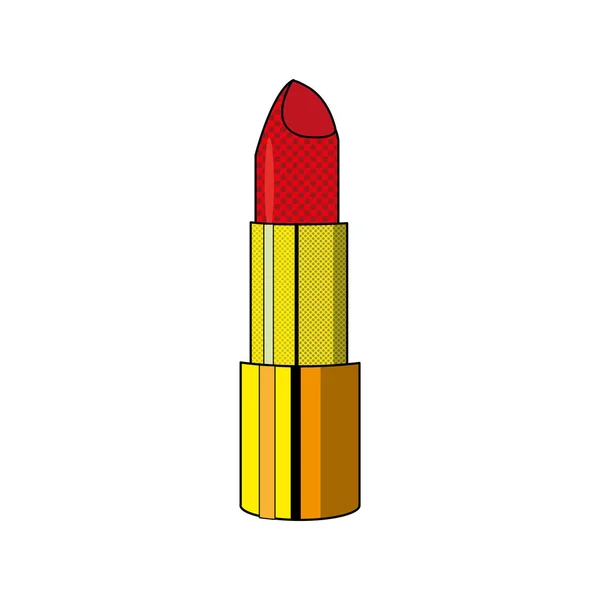 Geïsoleerde lippenstift ontwerp — Stockvector