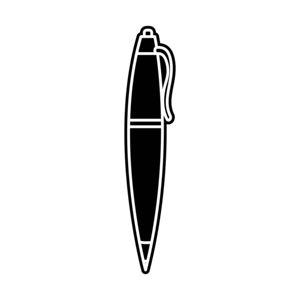 Conception de stylo isolé — Image vectorielle