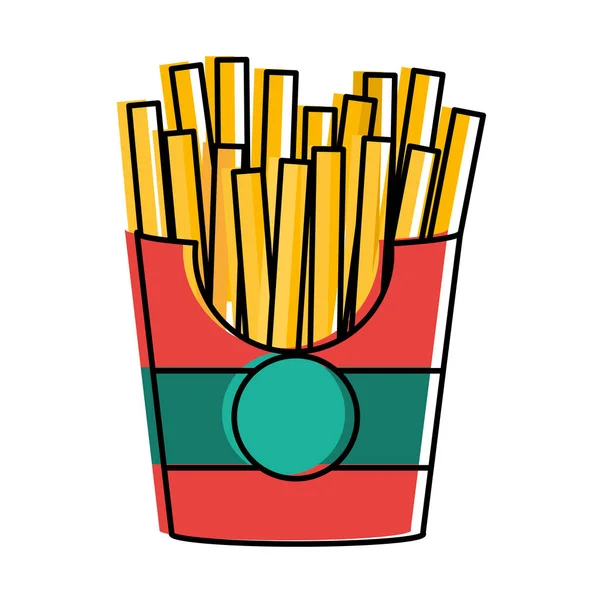 Pommes frites design — Stock vektor