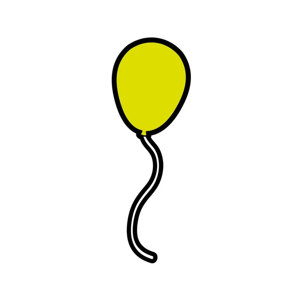 Diseño de globos aislados — Archivo Imágenes Vectoriales