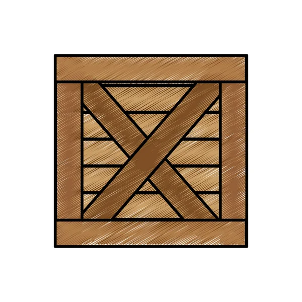 Izolovaný box design — Stockový vektor