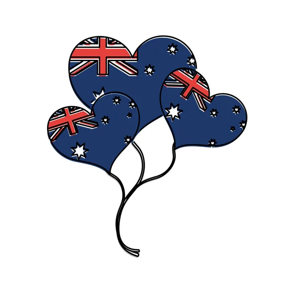 Австралийские воздушные шары — стоковый вектор