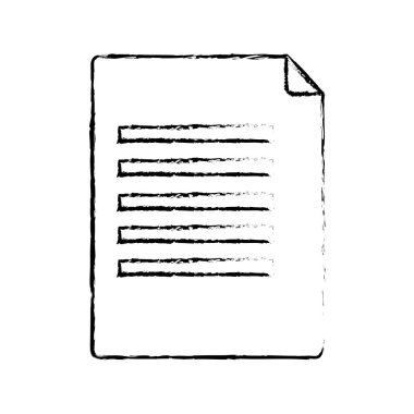 İzole belge tasarımı