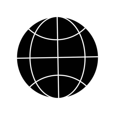 siluet küresel dijital bağlantı veri bilgilerini