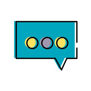 renk sohbet kabarcık metin iletisi bilgilerini taşındı