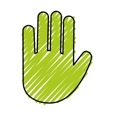 Doodle emoji el dur jest ifade