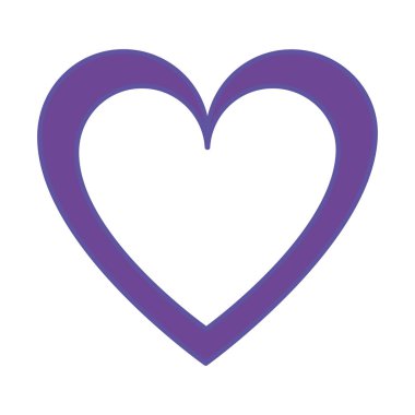 Duo renk kalp aşk sembolü tutku tasarım