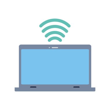 İzole laptop tasarım