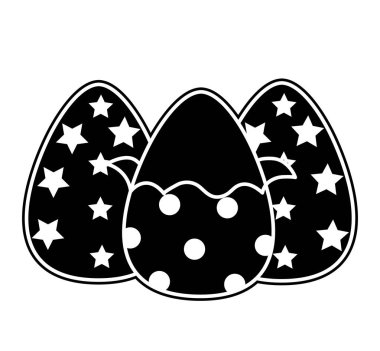 siluet çikolata yumurta Paskalya süsleri Tasarla